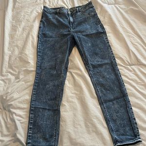 American Eagle Acid Washed Jeggings